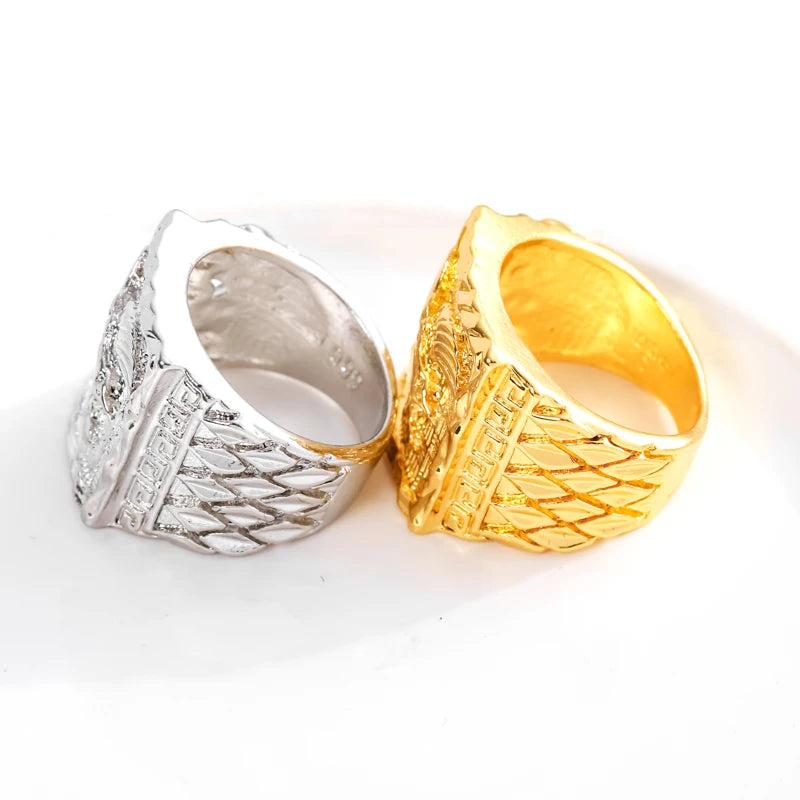 Rock Style Gold Plated Ring