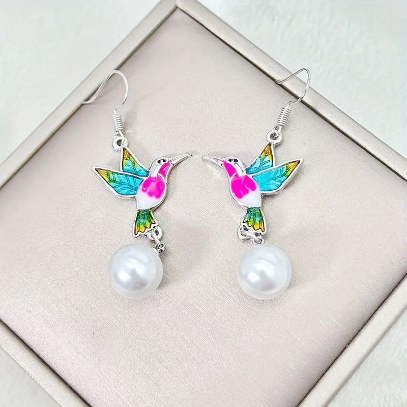 Elegant Hummingbird  Earrings