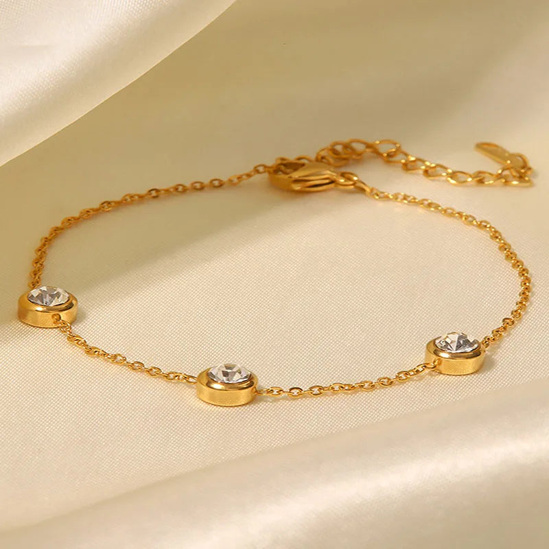 18K Gold Plated Charming Bracelet