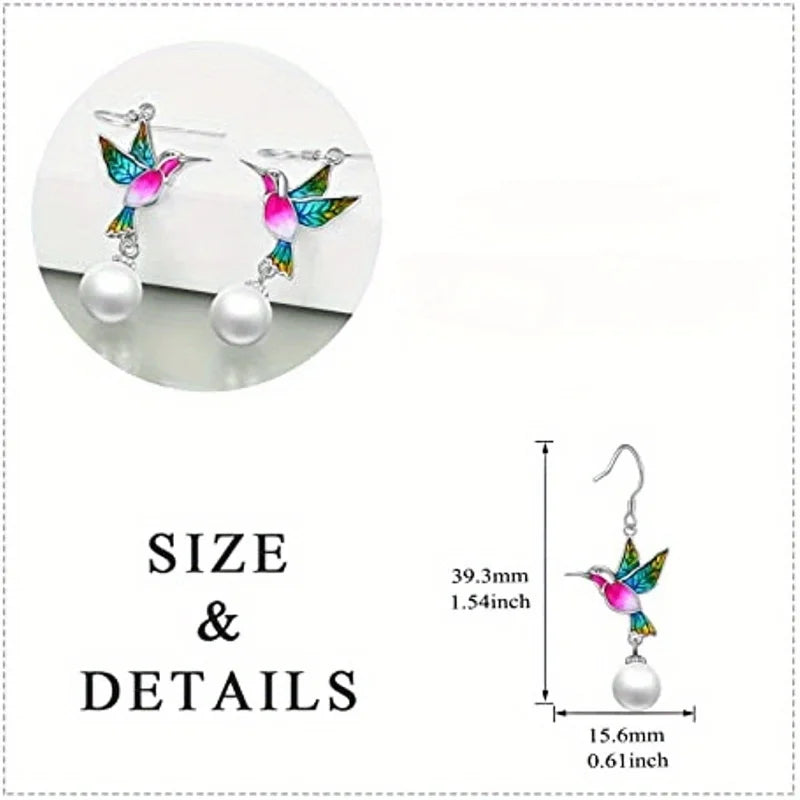 Elegant Hummingbird  Earrings