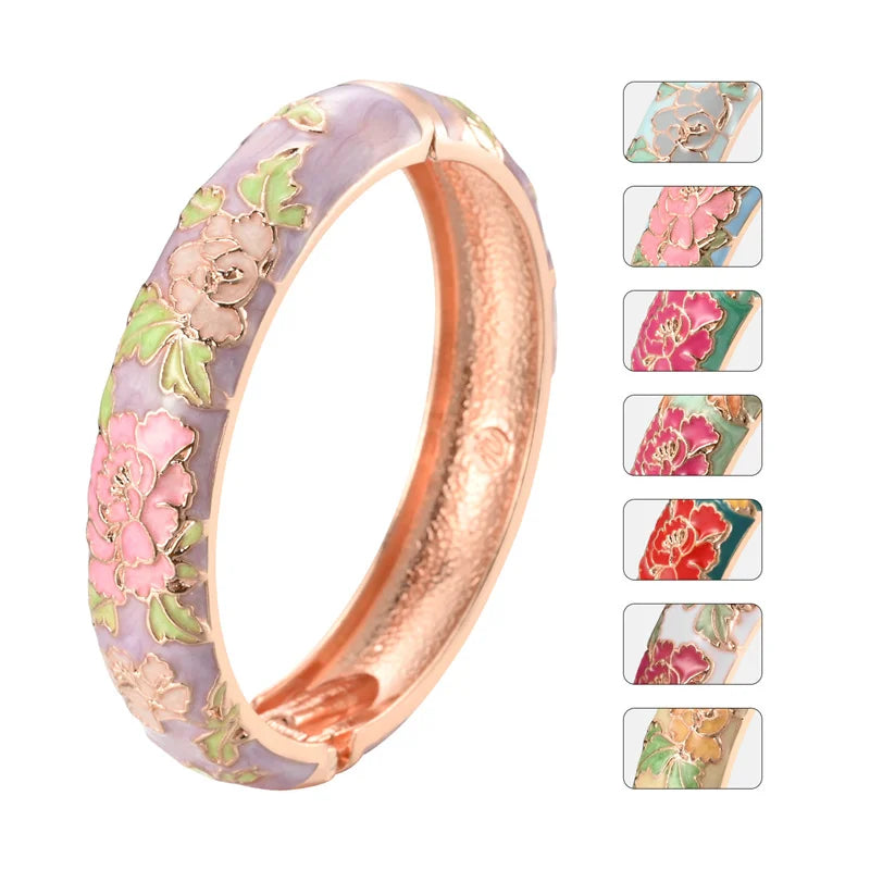 Flower Fashion Bangles